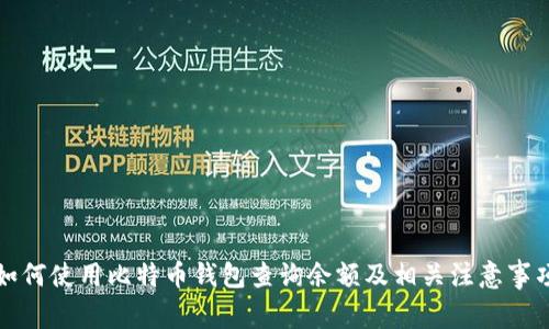 如何使用比特币钱包查询余额及相关注意事项
