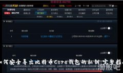 如何安全导出比特币Core钱