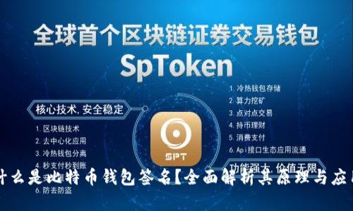 什么是比特币钱包签名？全面解析其原理与应用